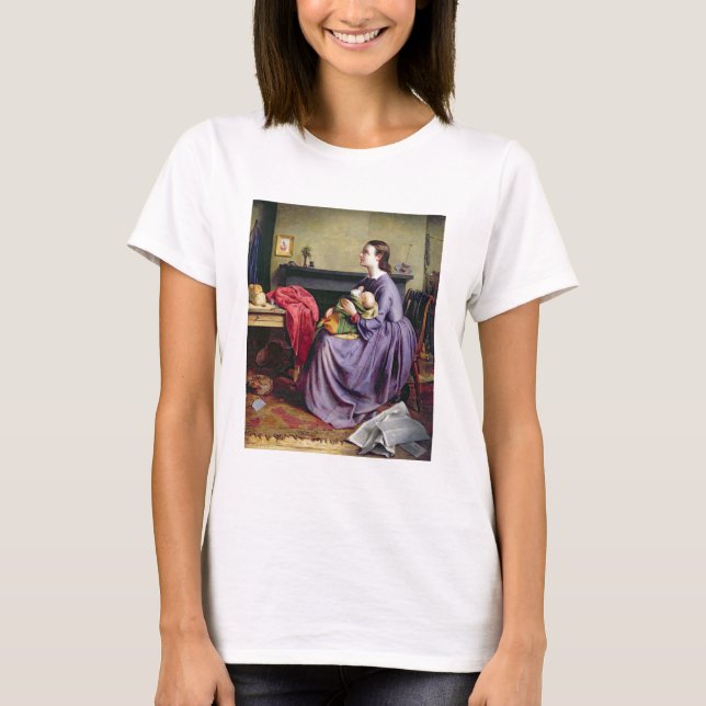 De kommer att göras, 1855 (olja på canvas) t-shirt (Framsida)