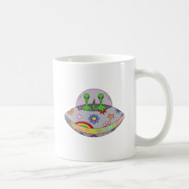 De kommer i fredUFO Kaffemugg