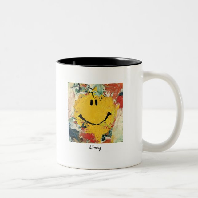 de kooning glad ansikte mugg (Höger)