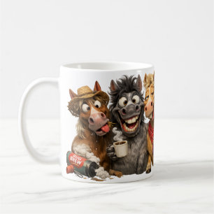 De korkiga hästarna kaffemugg