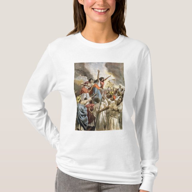 De kungliga princessesna Predika det heliga krig Tee Shirt (Framsida)