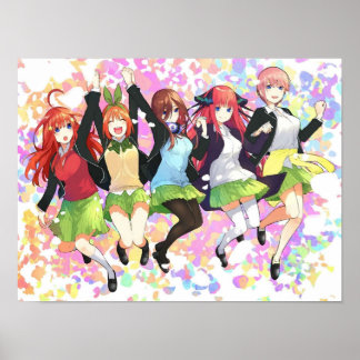 De kvintessentiella kvintuplets poster