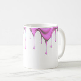 De la glace dégouline le long d'un mug. kaffemugg