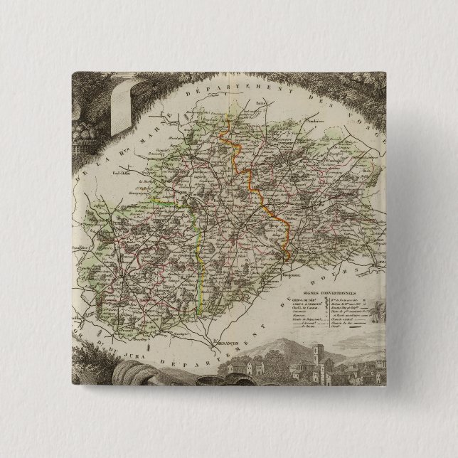 De La Hte Saone Knapp (Framsida)