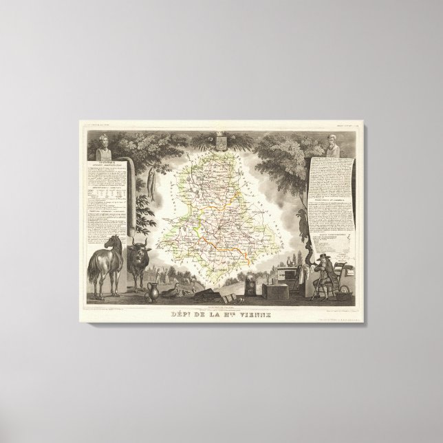 De La Hte Vienne Canvastryck (Framsida)