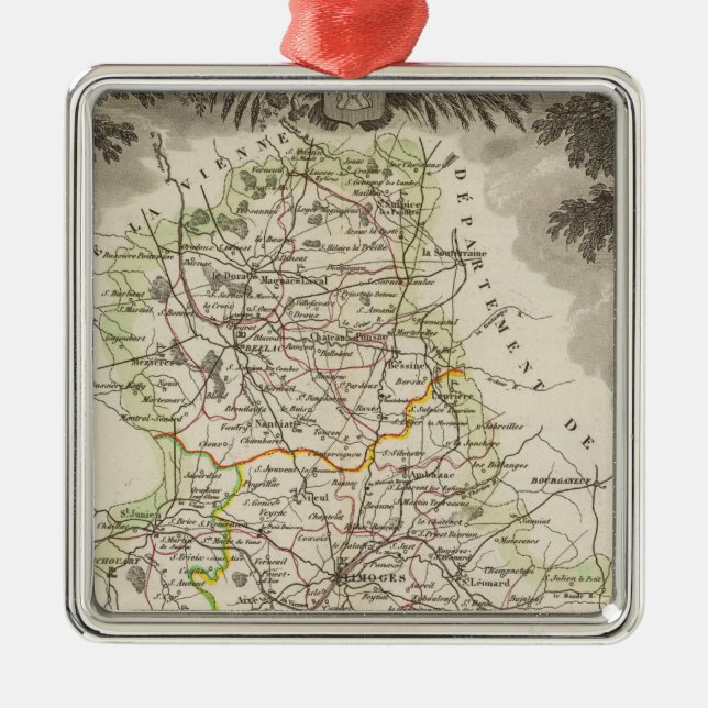 De La Hte Vienne Julgransprydnad Metall (Framsidan)