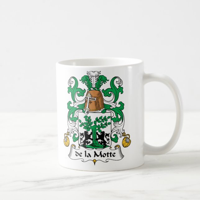 de la Motte Familj vapensköld Kaffemugg (Höger)