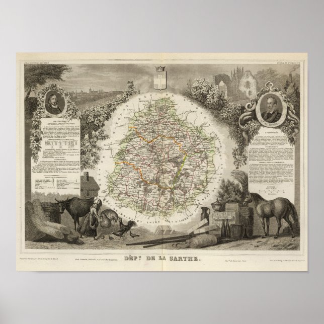 De La Sarthe Poster (Framsidan)