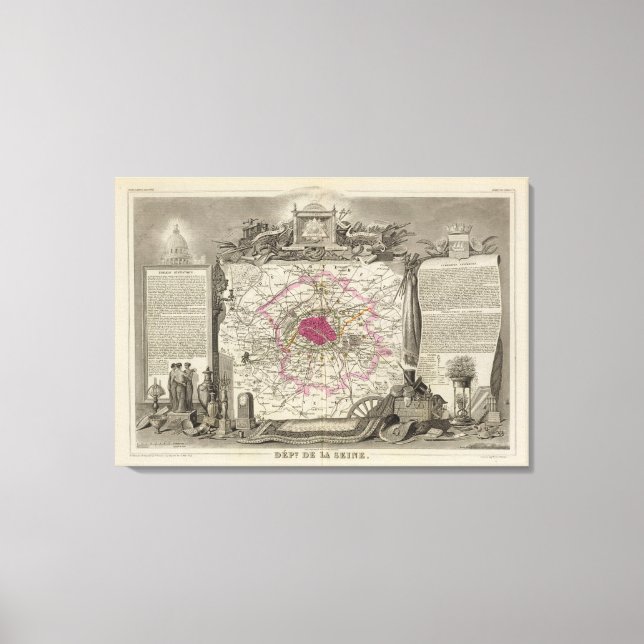 De La Seine Canvastryck (Framsida)