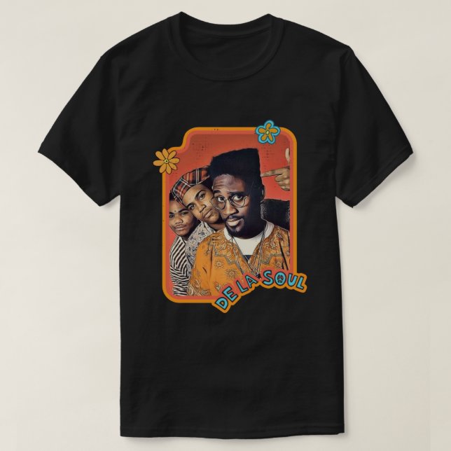De La Soul American Hip hop Band T Shirt (Design framsida)