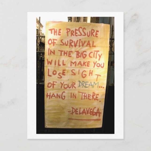 de La Vegas gatukonst Vykort (Framsida)