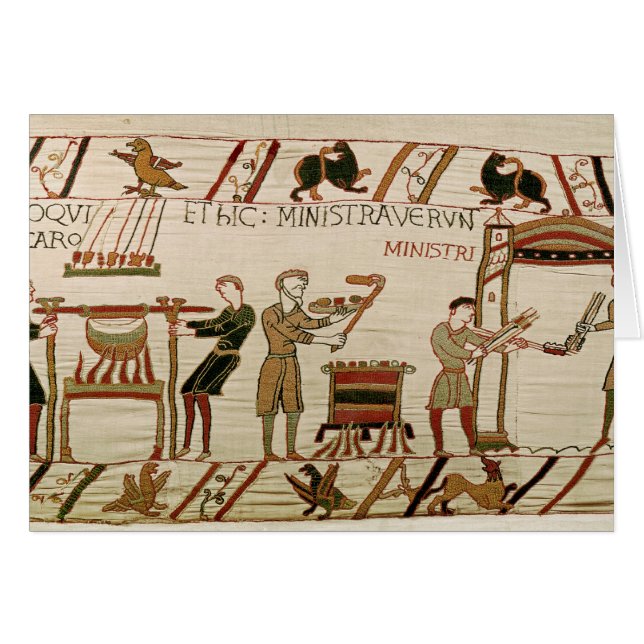 De lagar mat köttet hälsningskort (Framsidan Horizontal)