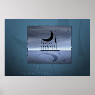 De lagrar Måne Poster