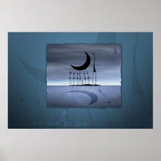 De lagrar Måne Poster