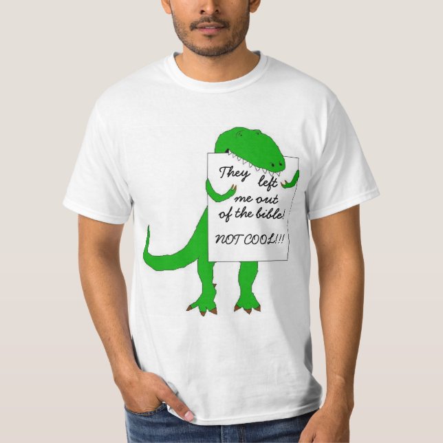 De lämnade mig ut ur bibeln! t-shirt (Framsida)