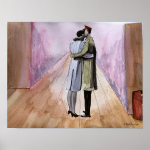 "De långa Goodbye ", Poster