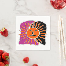 De leende blöjorna från sol ansikte