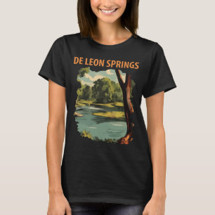 De Leon Springs Forest River Green Resa T-Shirt