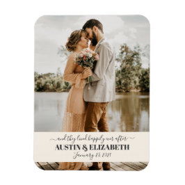 De levde lyckligt efter att bröllop tackade dig i magnet