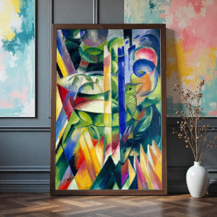 De lilla getterna, Franz Marc Poster