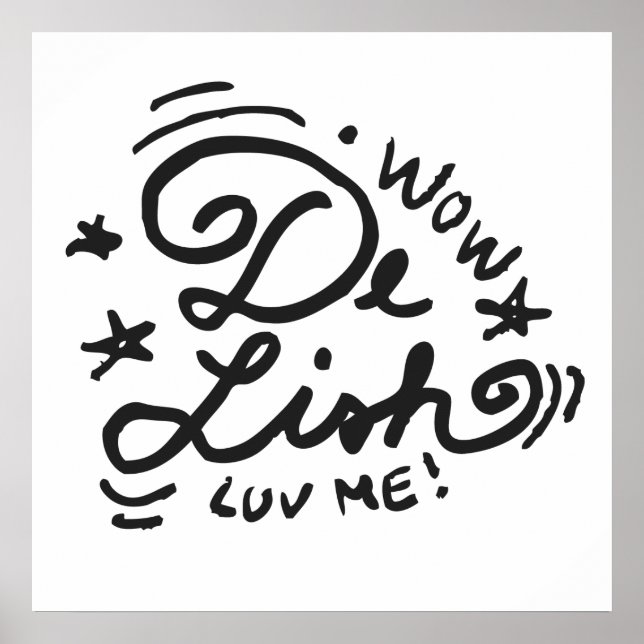 De Lish 1 Poster (Framsidan)