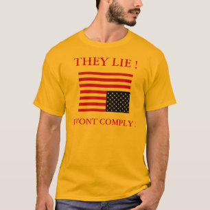 DE LJUGER! JAG SKA FÖR ATT INTE UPPFYLLA! TEE SHIRT