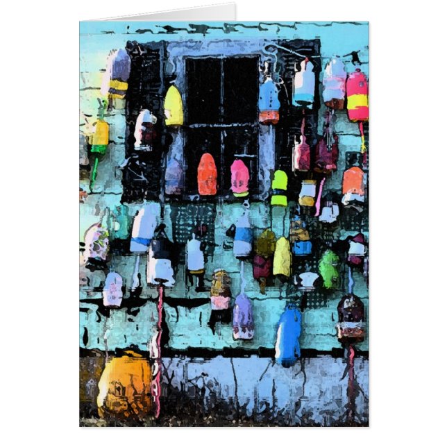 De ljusa boj hälsningskort (Framsidan)