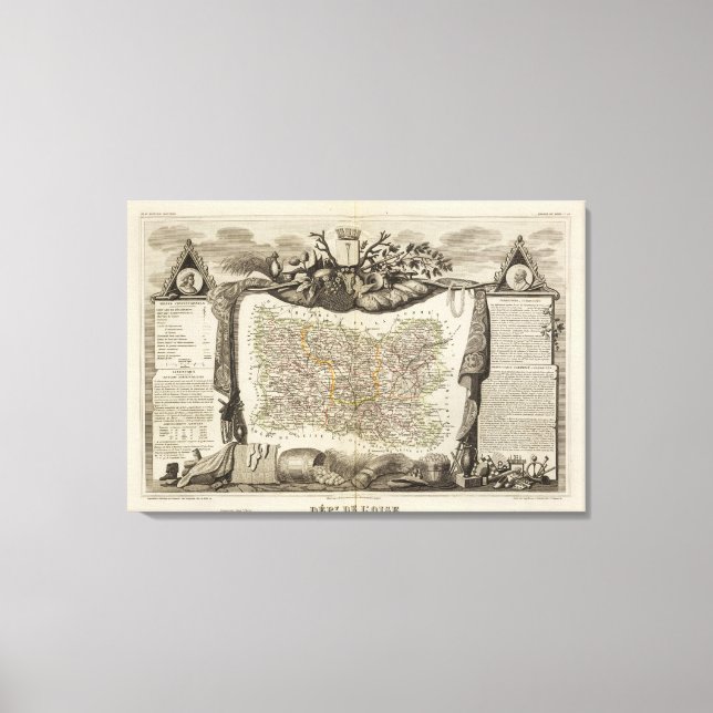 De L'Oise Canvastryck (Framsida)