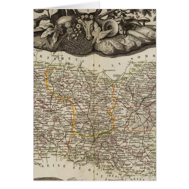 De L'Oise Hälsningskort (Framsidan)