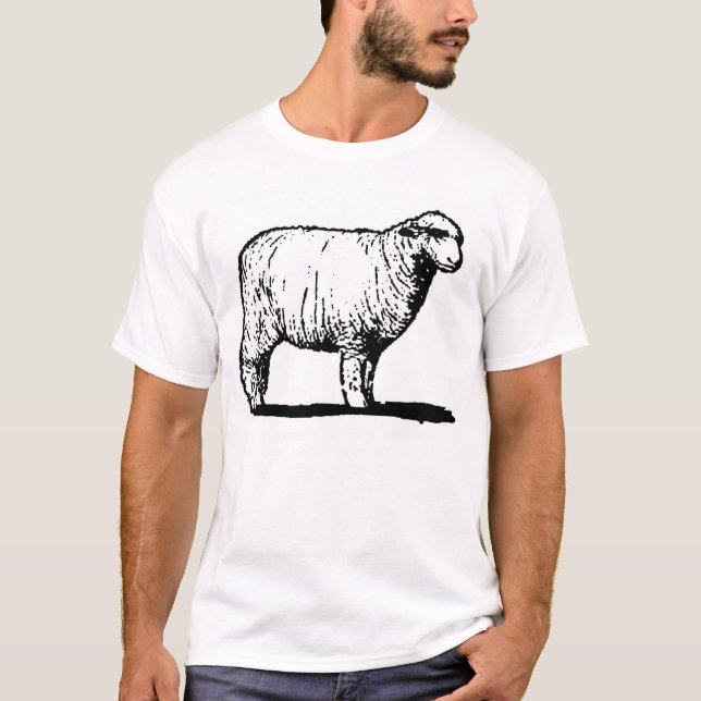 De Lone fåren T Shirt (Framsida)