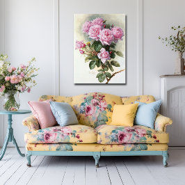 De LongpreRosa ros Bumblebees 1899 Poster