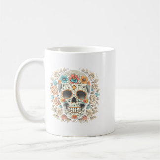 De Los Muertos-dagen för den statliga myndigheten Kaffemugg