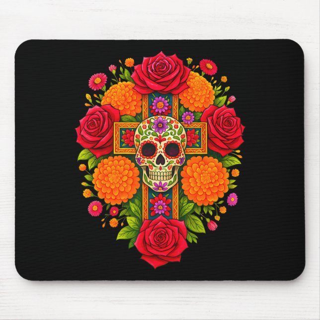 De Los Muertos Day Of The Dead Sugar Skull Christi Musmatta (Framsidan)