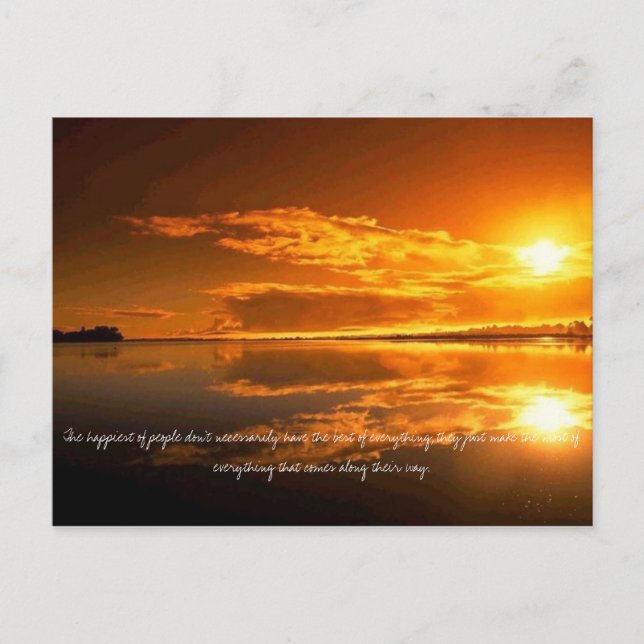 De lyckligaste människorna behöver inte.. vykort (Framsida)