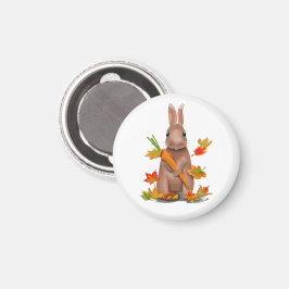 DE Magnet Hase im Herbst