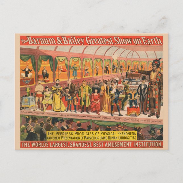 De makalösa underverken av fysiska fenomen vykort (Framsida)