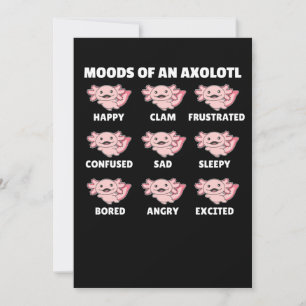 De många Ansiktena av en Axolotl-funny-känsla Inbjudningar