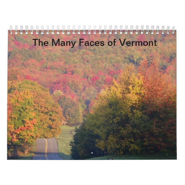 De många ansiktena av Vermont Kalender (Omslag)