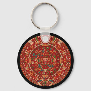 De Mayan/(den Aztec) kalendern rullar Nyckelring