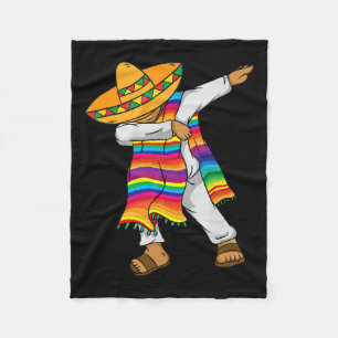 De Mayo Dabba Mexikansk Poncho Kids Småbarn Pojke Fleecefilt
