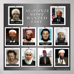 De MEST ÖNSKADE ALNA-PONZI LISTAR Poster