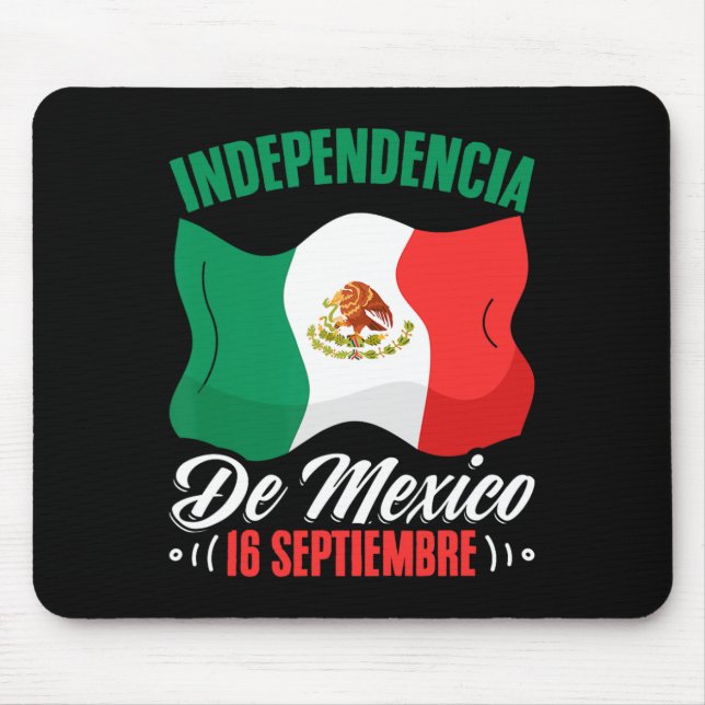 De Mexiko 16 september Mexikos självständighet Musmatta (Framsidan)