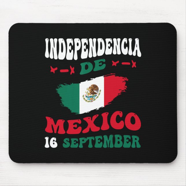 De Mexiko Flagga Pride Mexikanska Independence day Musmatta (Framsidan)