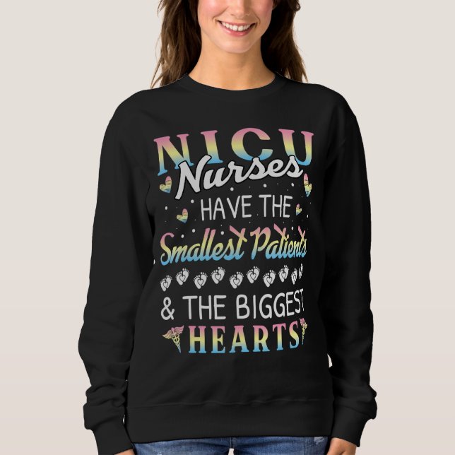 De minsta patienterna Nicu Nurse T Shirt (Framsida)