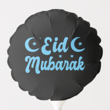 De moderna Eid Mubarak Eid Party-händelselblåbubbl