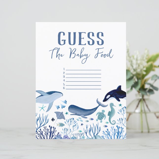 De moderna livsmiljöspelen i Baby under havet giss (Stående Fram)