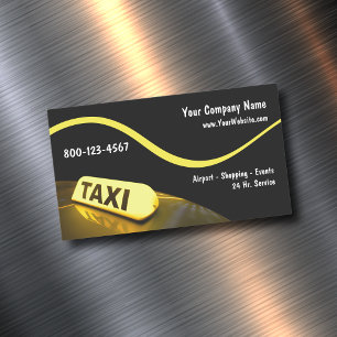 De moderna Taxi-Affärskorten Magnetiska Visitkort
