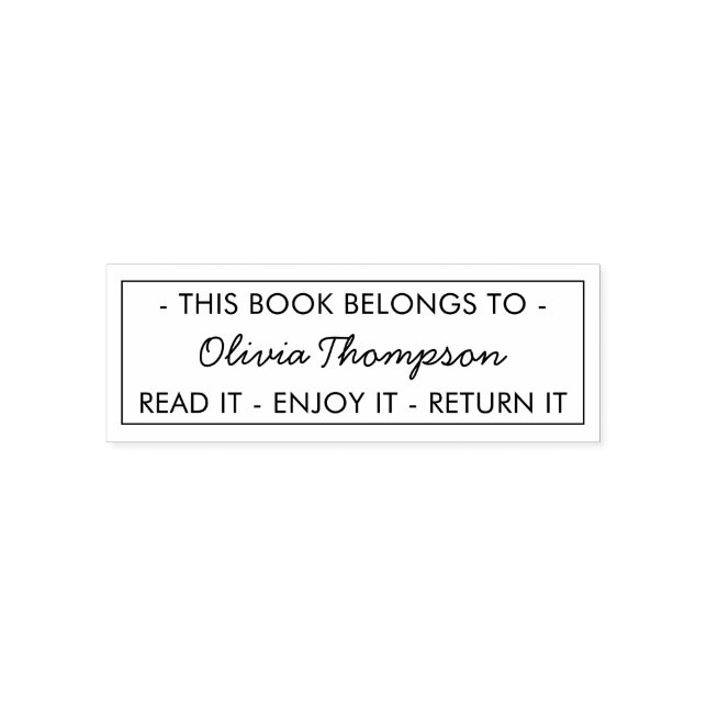 De moderna Tillhören i Bok till Anpassningsbar Självfärgande Stämpel (Design)