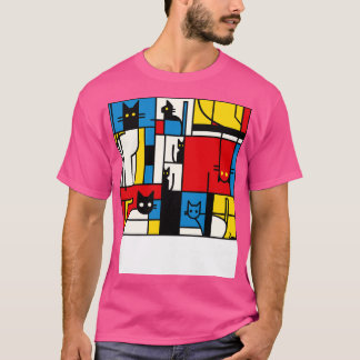 De mondriska katterna av Tobe Fonseca T Shirt