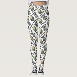 De Montaigne World's Troubles Affairs of Grammar Leggings